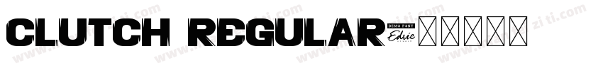 Clutch Regular字体转换